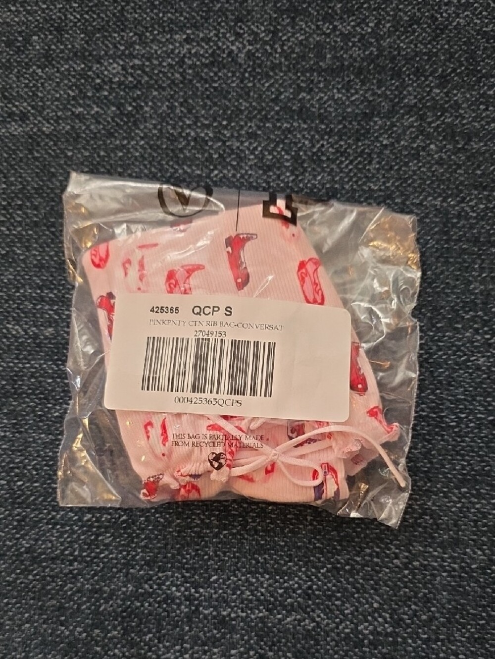 PINK Victoria's Secret Pink Cow Boy Boot Print Boy Shorts - Picture 4 of 4
